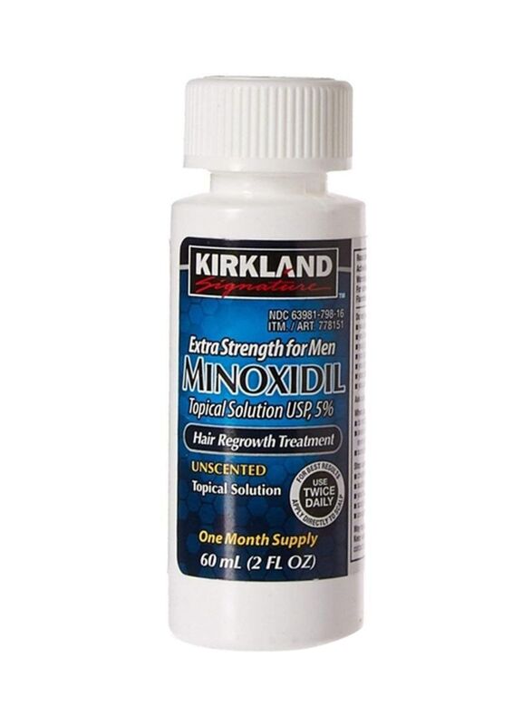 Kirkland Signature Minoxidil Hair Regrowth for All Hair Types, 2oz