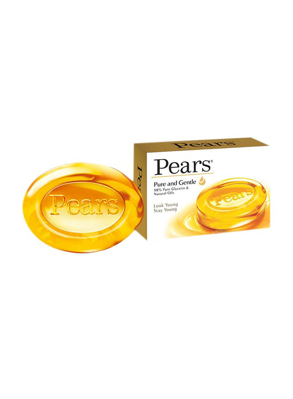 Pears Pure and Gentle Soap Bar, 75g, 4 Piece