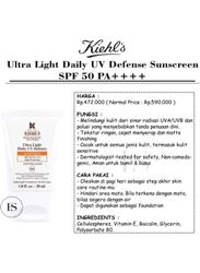 Kiehl'S Ultra Light Daily UV Defense Spf50, 30ml