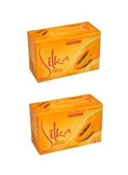 Silka Papaya Soap & Lotion Set, 3 Pieces
