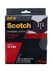 3M Scotch Extreme Fastener Tape, Black