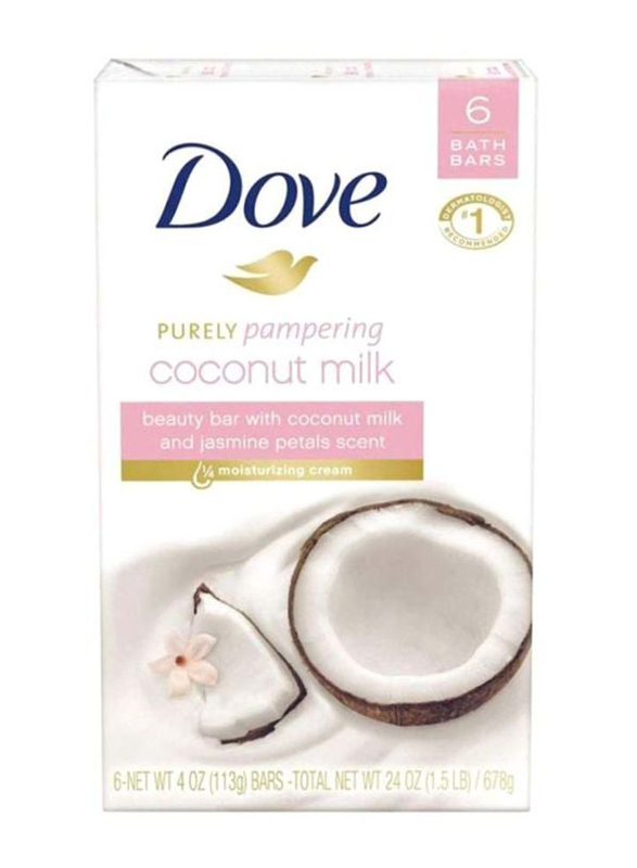 Dove Purely Pampering Coconut Milk Beauty Bar Soap, 678gm