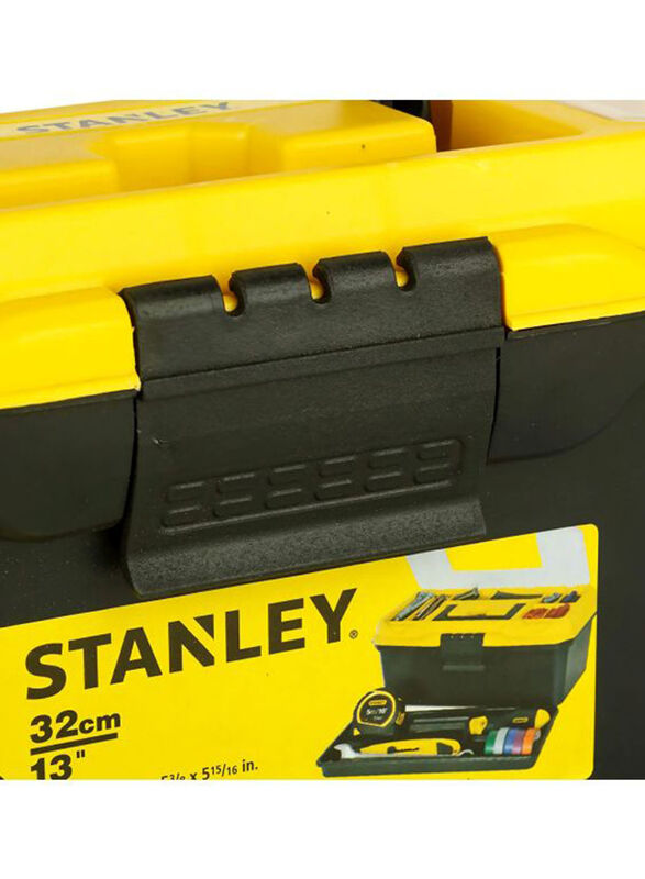 Stanley 16-inch Plastic Tool Box, Yellow/Black