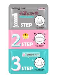 Bioaqua Blackhead Acne Remover Three Steps Nasal Mask, 3 Pieces