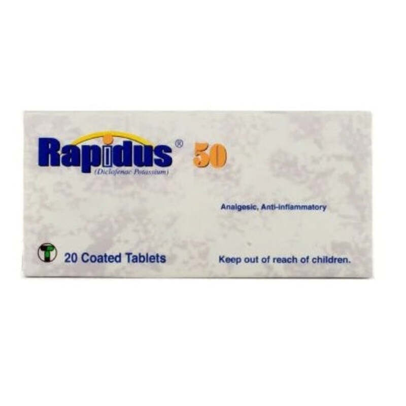 RAPIDUS 50MG TAB 20S