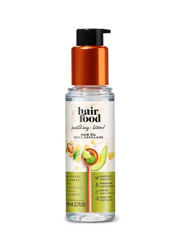 

Hair Food Sulfate Free Hair Oil with Avocado and Argan Oil, 95ml