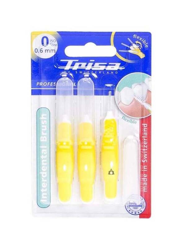 Trisa Interdental Brush, Yellow, 0.66mm