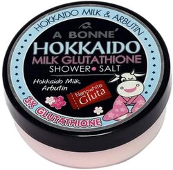 A Bonne Hokkaido Milk Glutathione Shower Salt, 350g
