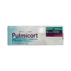 PULMICORT  0.25MG/ML 2ML UNITS 20`S