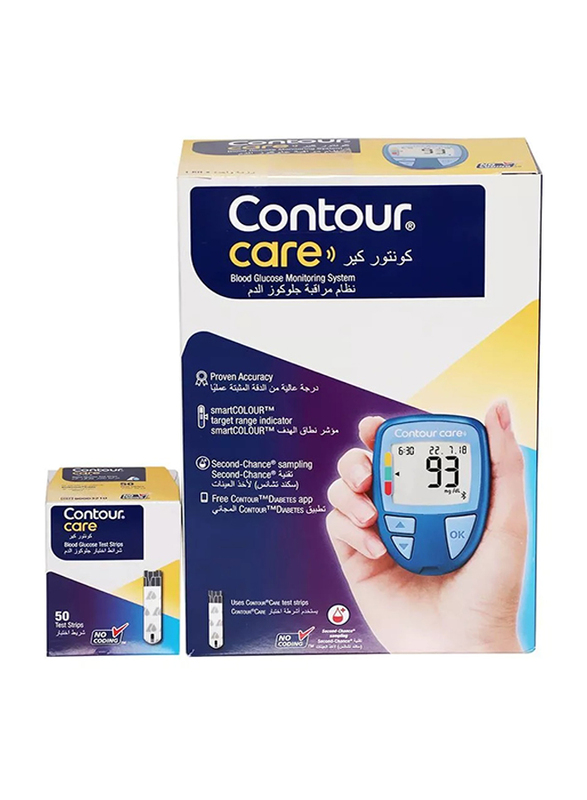 Contour Care Blood Glucose Monitor + Strips Promo Pack