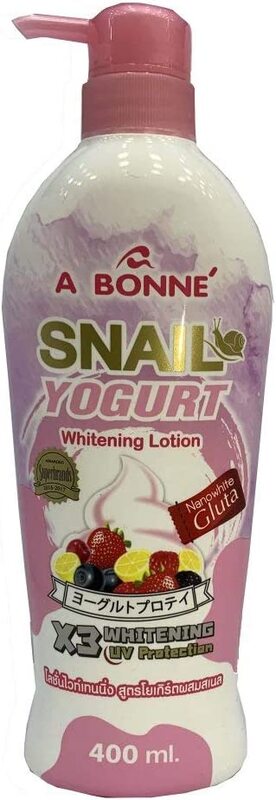 A Bonne Snail Yogurt Whitening Body Lotion, 400ml
