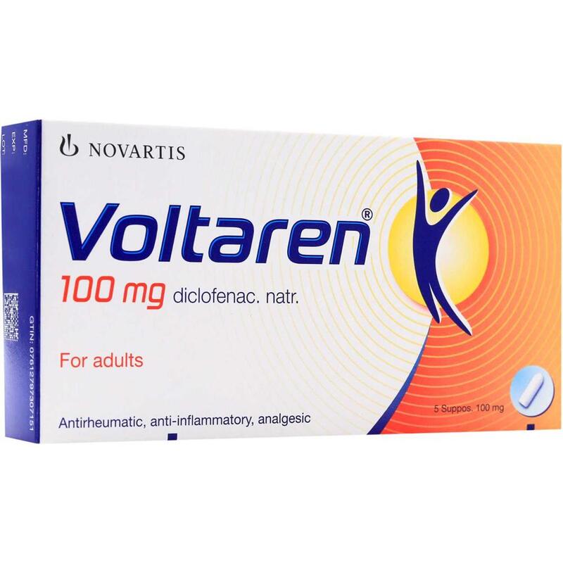 VOLTAREN 100MG SUPP 5'S