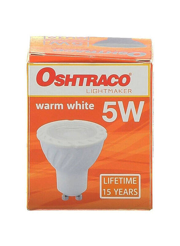 

Oshtraco 20mm GU10 LED Bulb, White