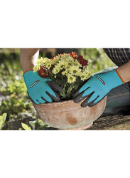 Gardena M/8 Gardening Gloves, Blue/Black/Orange