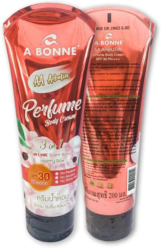 A Bonne AA Arbutin Perfume Body Cream, 200ml