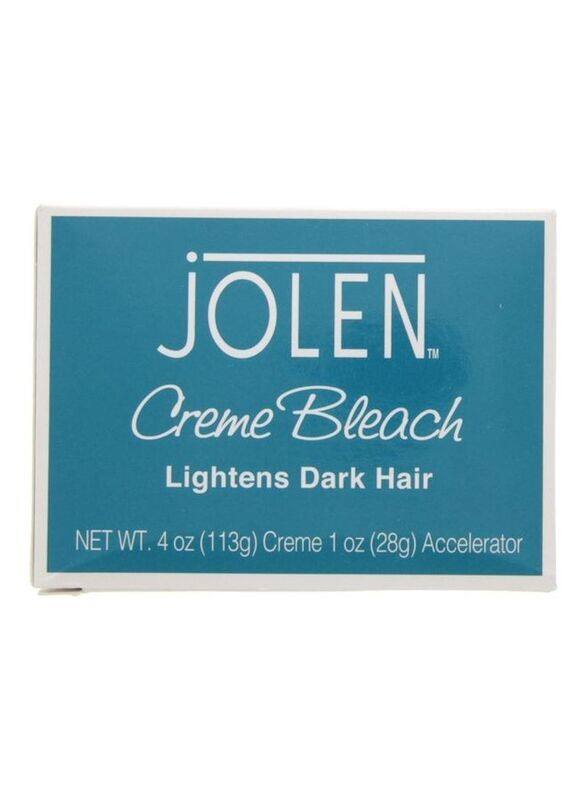 

Jolen Creme Bleach Lightens Dark Hair, White, 113gm