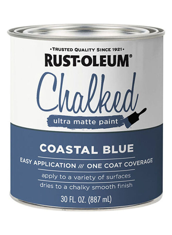 Rust-Oleum Specialty Chalked Ultra Matte Paint, 887ml, Coastal Blue