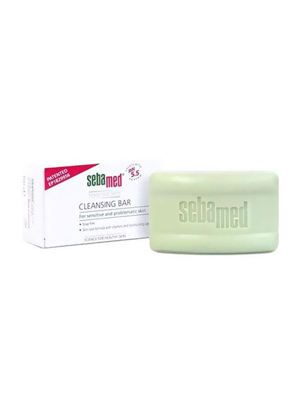 Sebamed Sensitive Skin Cleansing Soap Bar, 300g