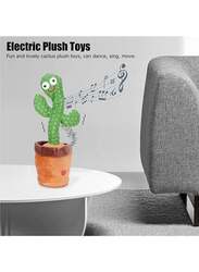 XiuWoo Big Eyed Dancing Cactus Plush Stuffed Toy with Music for Ages 3+