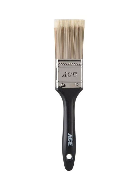 Ace Paint Brush, 3.81cm, Black/Silver