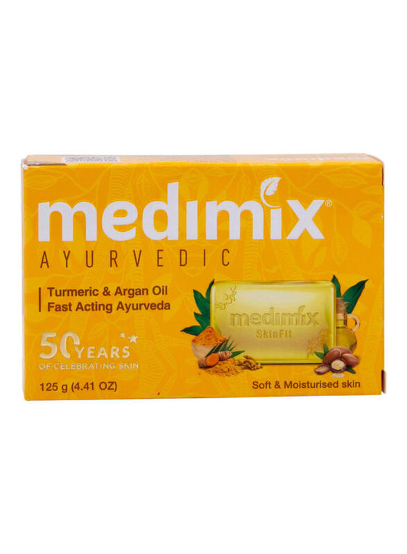 

Medimix Ayurvedic Turmeric and Argan Oil Soap Bar, 125gm