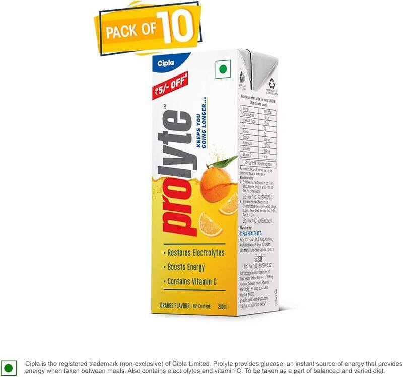 

Generic PROLYTE LEMON 21GM SACH 10S
