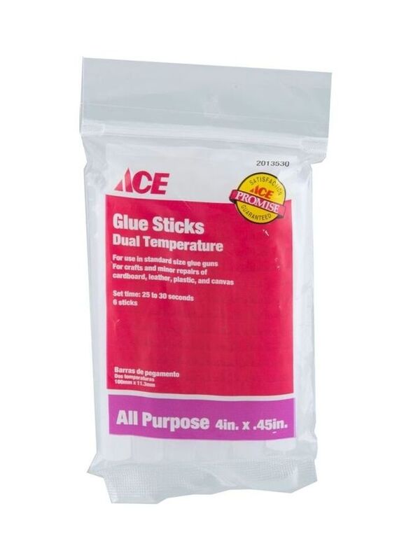 Ace 0.45 inch Glue Sticks Dual Temperature, Multicolour