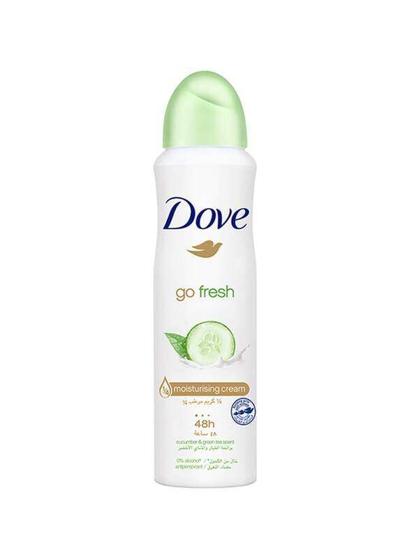 

Dove Go Fresh Women Antiperspirant Deodorant Spray with Cucumber And Green Tea, 150ml