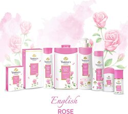 Yardley London English Rose Perfumed Talcum Powder, 250gm, White