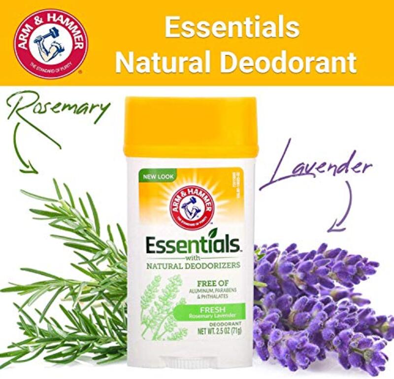 Arm & Hammer Essentials Rosemary Lavender Deodorant, 2.5oz