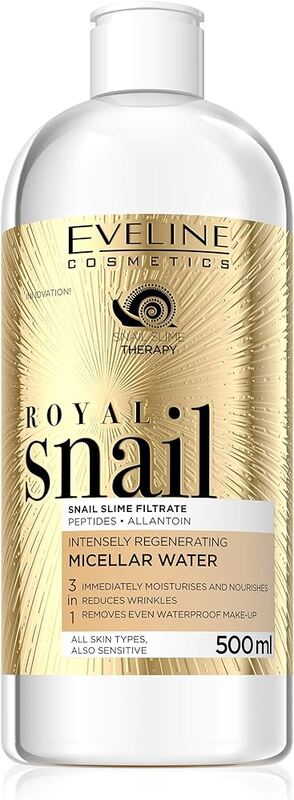 Eveline Cosmetics Royal Snail Intensely Regenerating Micellar Water 500ml