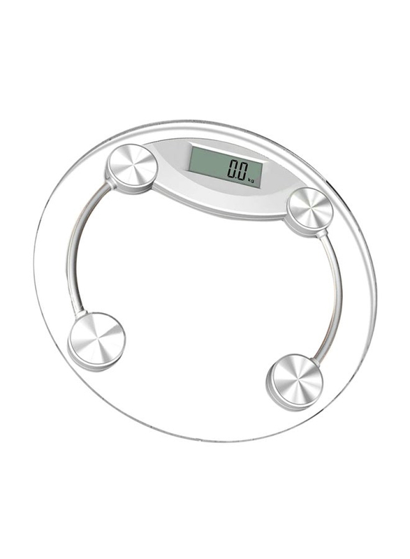 Cool Baby Digital LCD Electronic Glass Weighing Scale, White