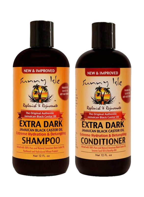 Sunny Isle Hydrating with Detangling Shampoo & Conditioner, 2 x 354ml