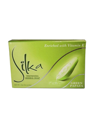 Silka Green Papaya Whitening Herbal Soap, 135gm