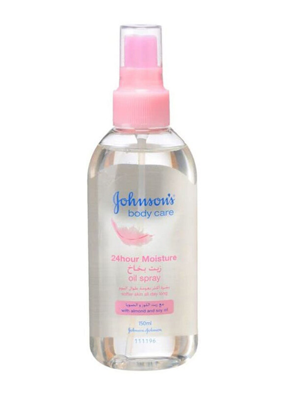 

Johnson's 150ml Body Oil Spray Soft 24 Hour Moisture for Babies