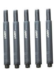 Lamy 5-Piece Fountain Pen Ink Cartridges, Black