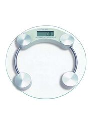 Digital Glass Top Digital Weighing Scale, Silver/Clear