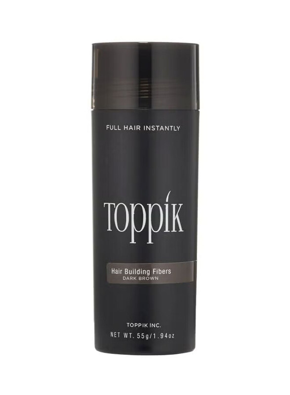 

Toppik Waterproof Hair Building Fibers Dark Brown for All Hair Types, 27.5g