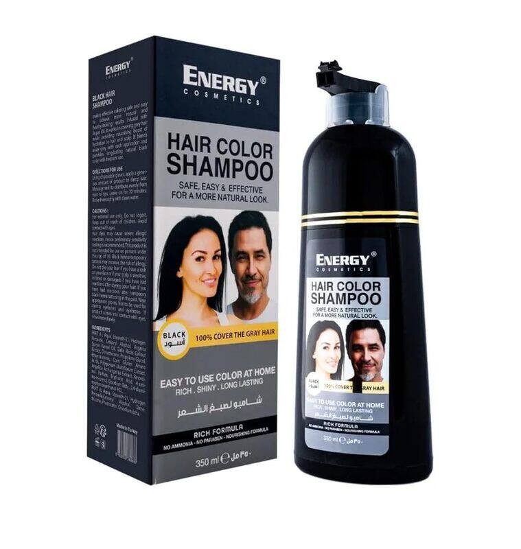 

Generic Energy Cosmetics Hair Color Shampoo Black 350 ml