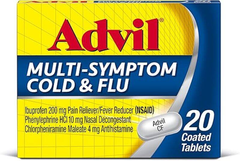 

Generic ADVIL COLD SINUS CAP 20S