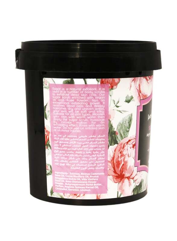 Jardin D Oleane Sugar Scrub with Argan Oil & Rose Powder, 600gm