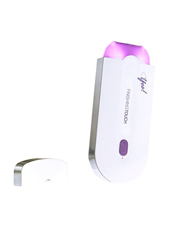 Yes! Finishing Touch Hair Remover, NJ7470, White/Purple