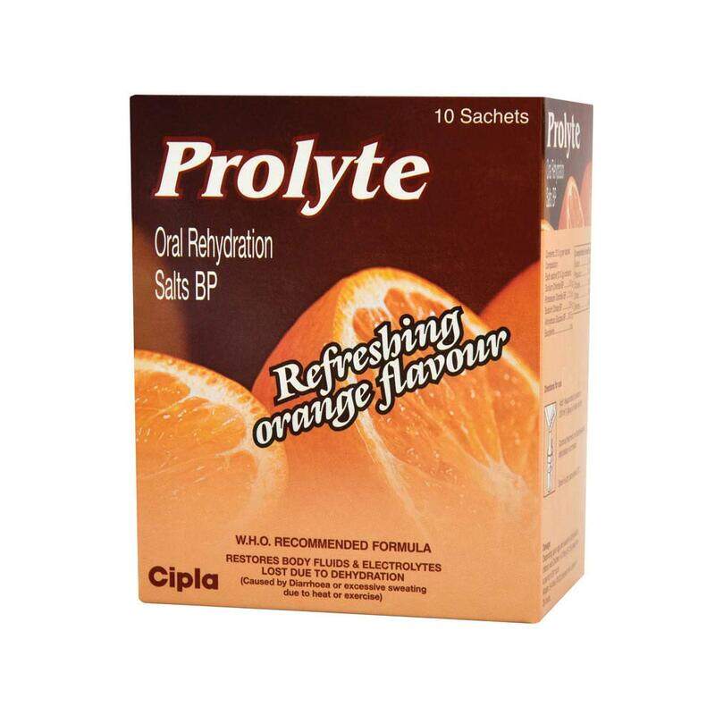 

Generic OROLYTE 4.4 GM ORANGE LEMON SACHETS 10'S