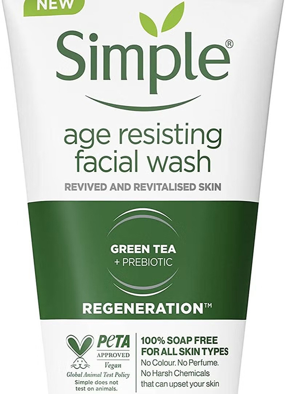 Simple Age Resisting Facial Wash, 150ml