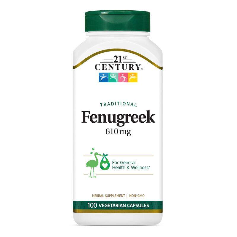 

Generic 21ST FENUGREEK 610MG 100CAP'S