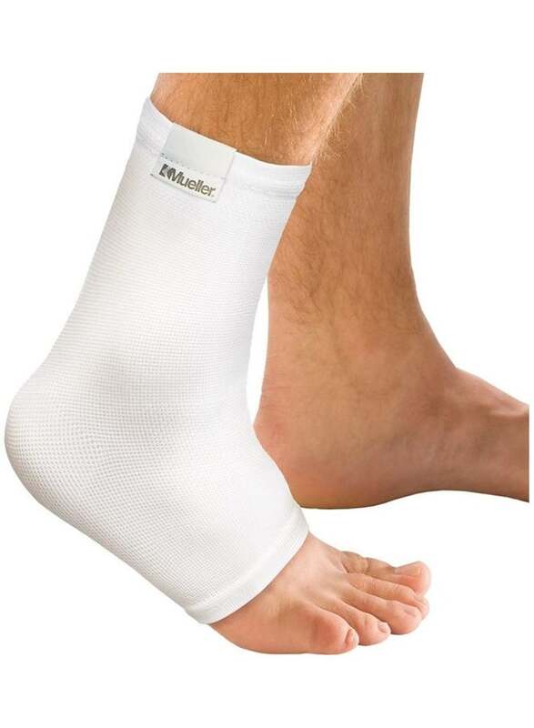 Mueller Elastic Ankle Support Large, 6503, White