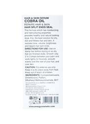 Energy Cosmetics Hair Cobra Oil, 30ml