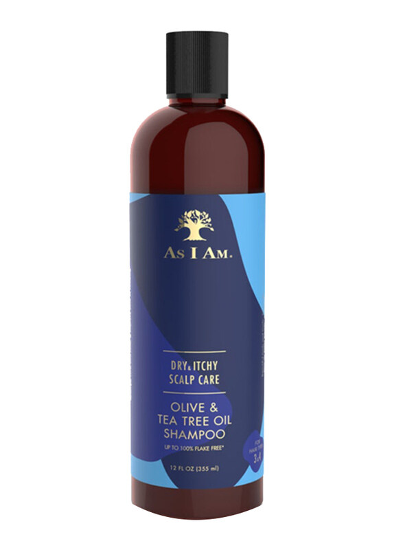 

As I Am Dry And Itchy Scalp Care Olive & Tea Tree Oil Dandruff Shampoo, 355ml