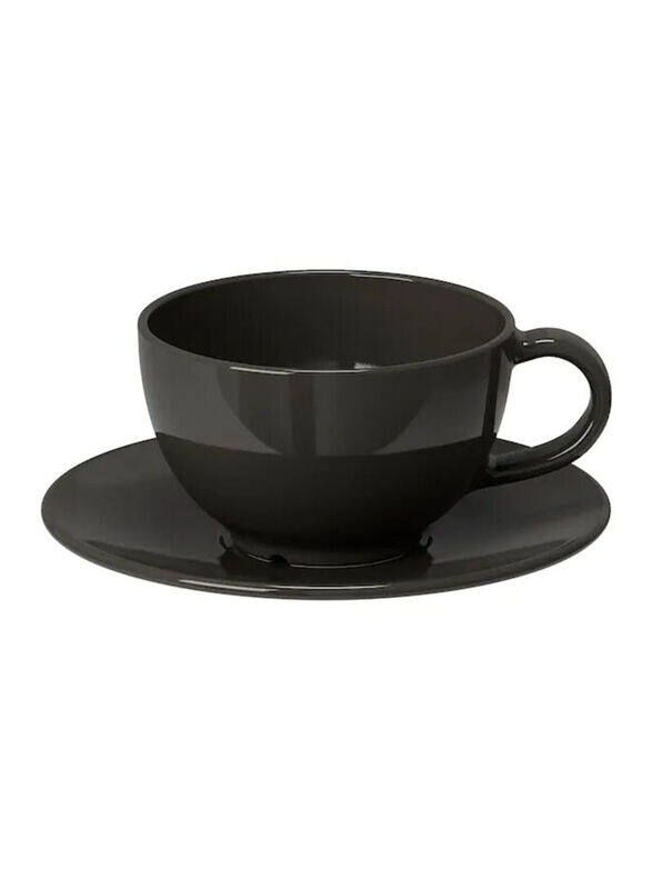 

Vardagen Teacup with Saucer, Dark Grey