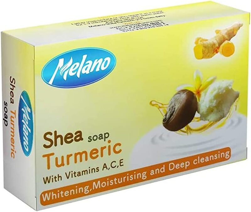 Melano Shea Turmeric Soap with Vitamins A, C & E